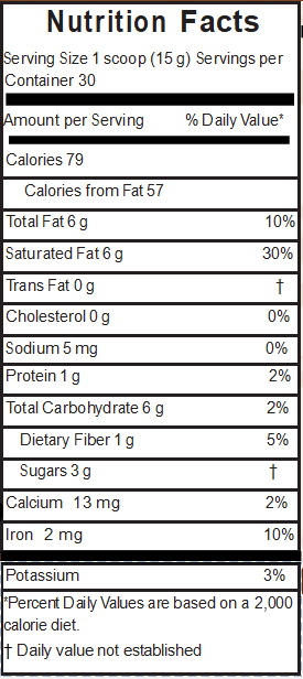 Milk Chocolate Coco-Carob, Coffee & Hot Chocolate Replacement (ADD HONEY)
