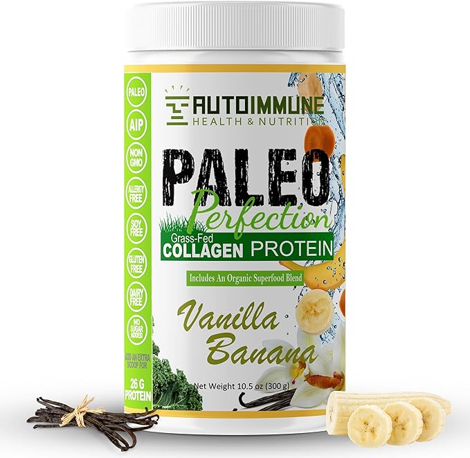 Paleo Perfection Collagen Vanilla Banana Protein Powder